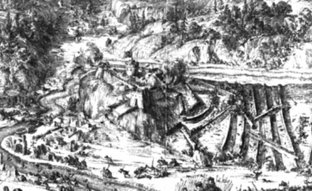 Теребовлянський замок в час турецької облоги wikipedia.org